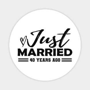 40th Wedding Anniversary - 40 years anniversary Magnet